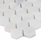 Msi Greecian White Hexagon SAMPLE Polished Marble Mesh-Mounted Mosaic Tile ZOR-MD-0214-SAM - alternate 5